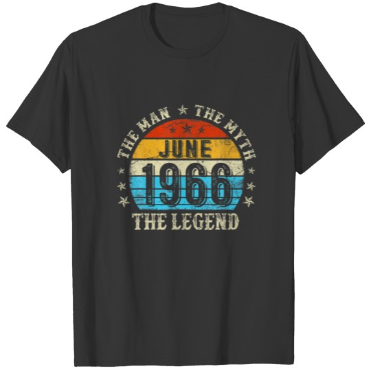 55 Year Old The Man Myth Legend June 1967 55Th Bir T-shirt