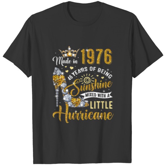 Made In 1976 46 Year Old Gifts Womens Sunshine 46T T-shirt