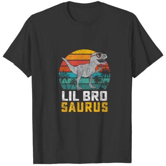 Lilbrosaurus T Rex Dinosaur Lil Bro Saurus Family T-shirt