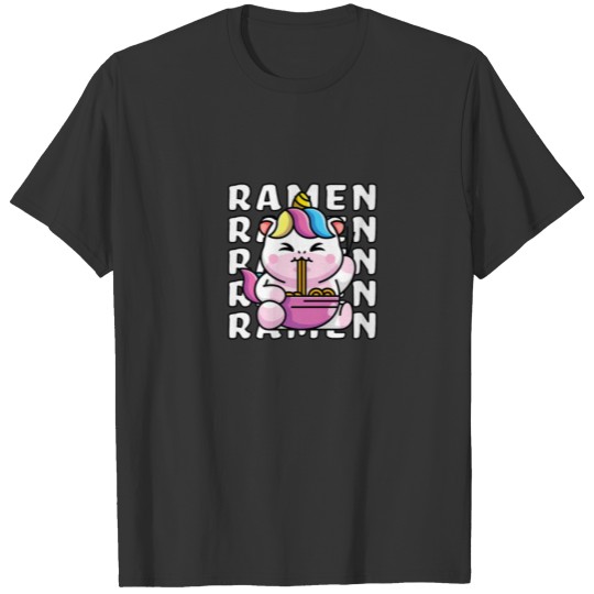 Ramen Majestic Unicorn - Anime Kawaii Japanese T-shirt