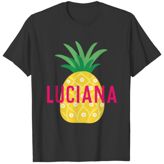 Tutti Frutti Pineapple Girls Personalized T-shirt