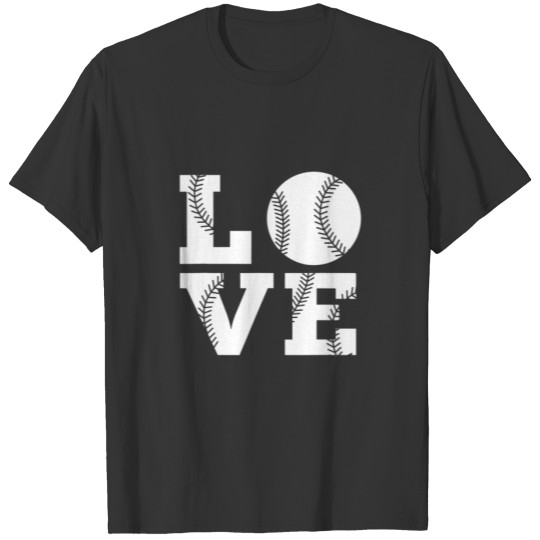 Baseball Player Love Baseball Team T-shirt