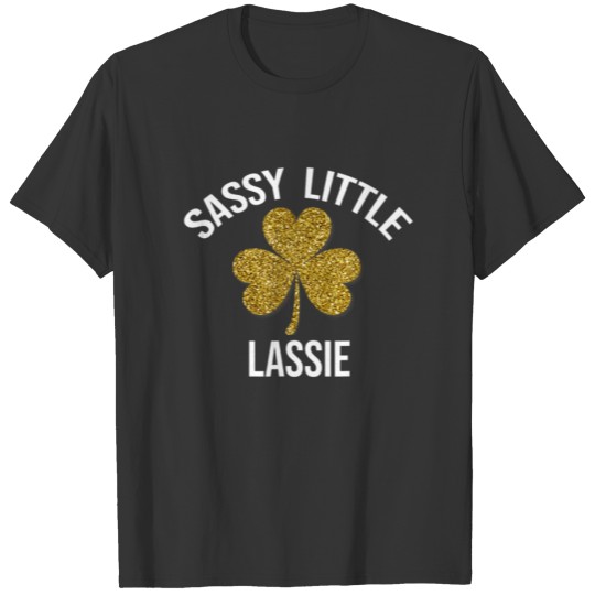 St Patricks Day Women Kids Toddler Sassy Little La T-shirt