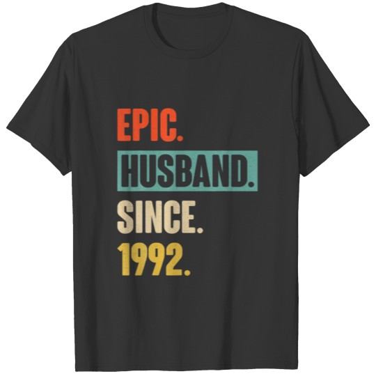 6Th Wedding Aniversary Gift For Him Epic Husband S T-shirt