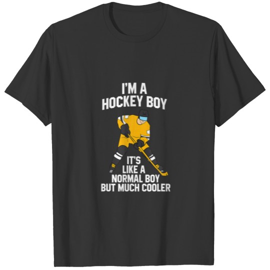 Funny Ice Hockey Boy Hockey Son Ice Hockey T-shirt