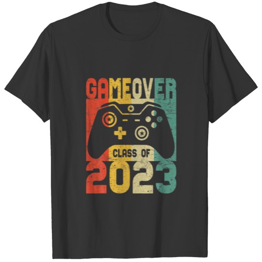 Game Over Class Of 2023 Senior Video Games School T-shirt
