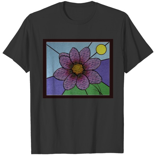 Stained Glass Flower T-shirt