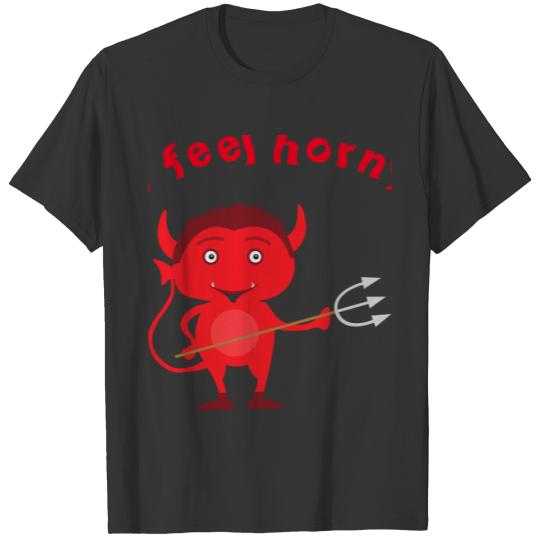 Red Devil and Cupid fun T-shirt