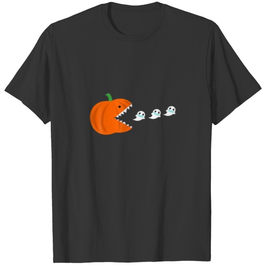 Pumpkin Eating Ghost Mask T-shirt