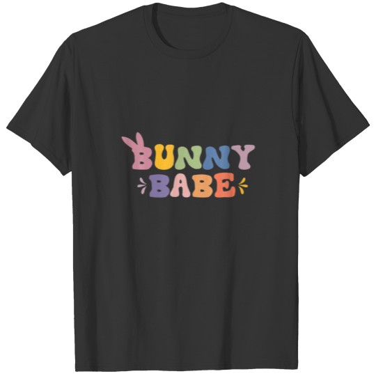 Bunny Babe Girls Easter Vintage Happy Easter Day T-shirt