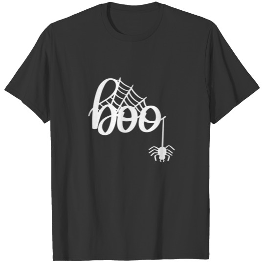 Boo Spider web Halloween T-shirt