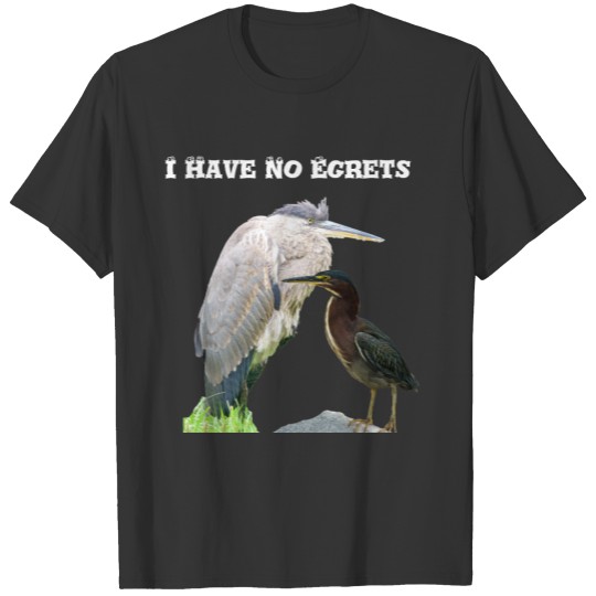 I Have No Egrets T-shirt