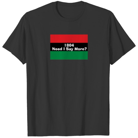 1804 Haiti Pan African Colors T-shirt