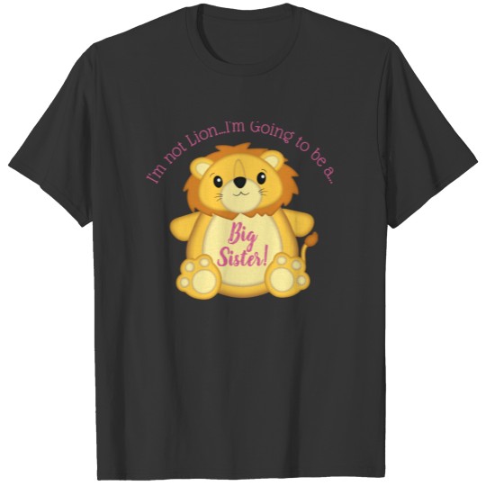 Lion Baby Shower Pink T-shirt