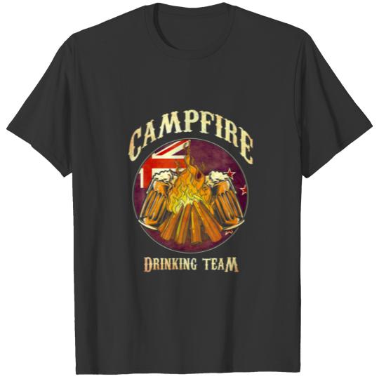 Campfire Drinking Team Kiwi T-shirt