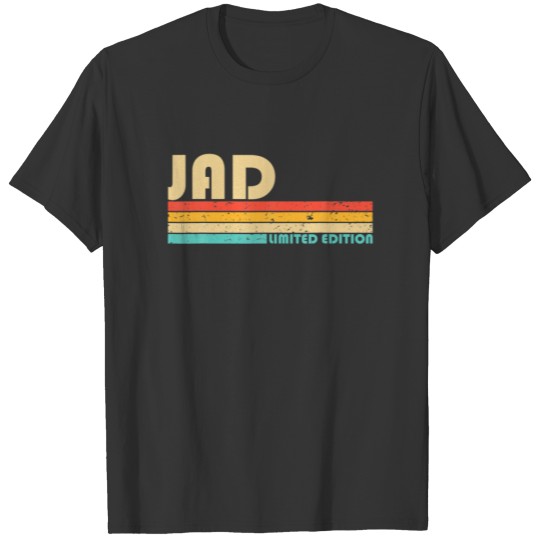 JAD Name Personalized Funny Retro Vintage Birthday T-shirt