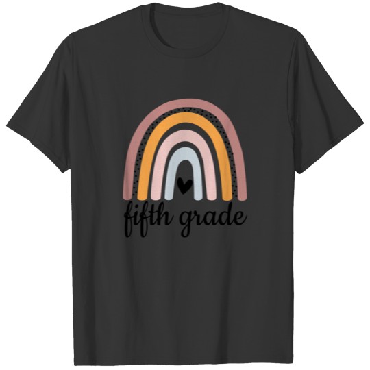 Fifth Grade Rainbow T-shirt