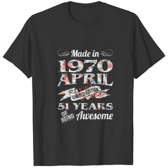 Made In 1970 April Limited Edition T T-shirt