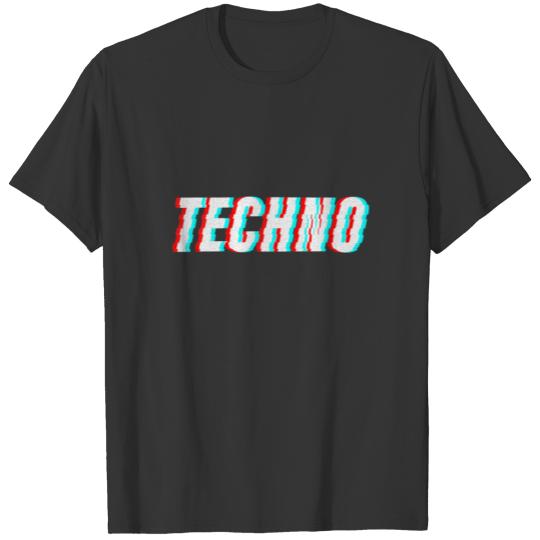 Techno Music Raver Festival Outfit Design T-shirt