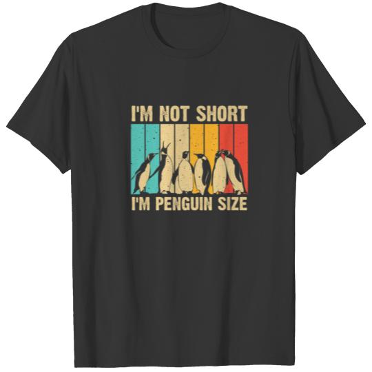 Cute Penguin Design For Men Women Kids Penguin Bir T-shirt