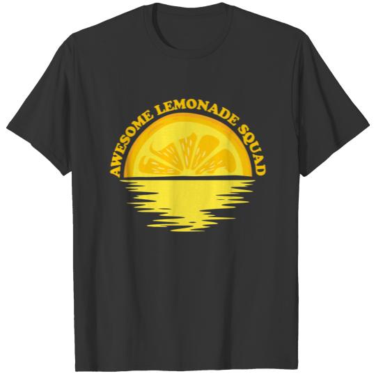 Awesome Lemonade Squad - Lemon Sunset T-shirt