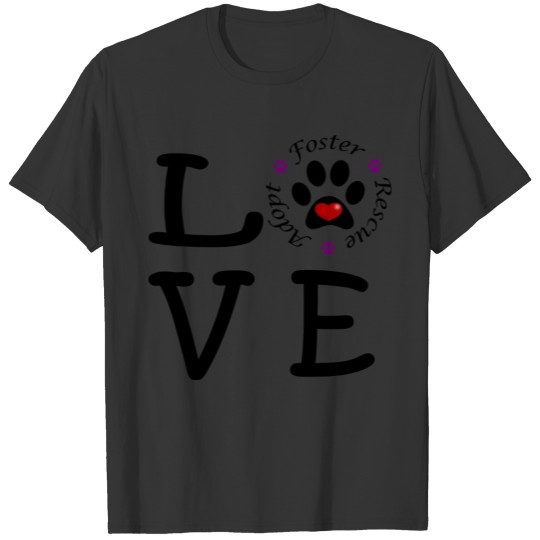 Animal Rescue Love Toddler Fine Jersey T-shirt