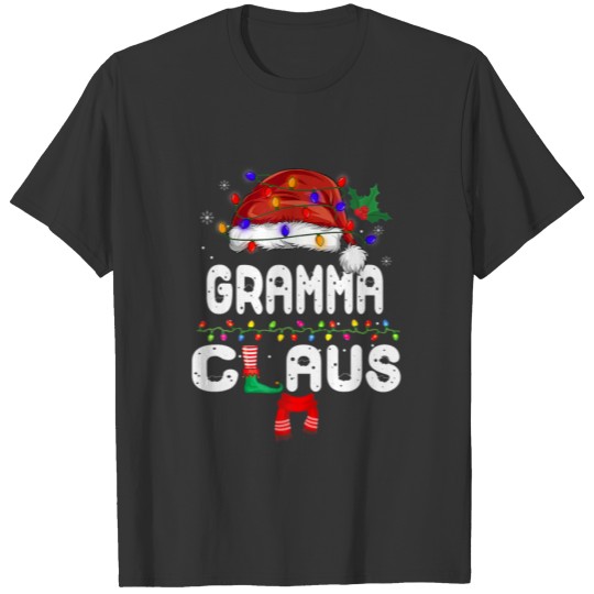 Gramma Claus Matching Family Christmas Pajamas Xma T-shirt