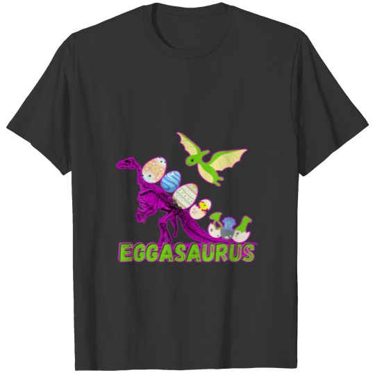 Easter Egg Dinosaur Happy Easter Day Cool Eggsauru T-shirt