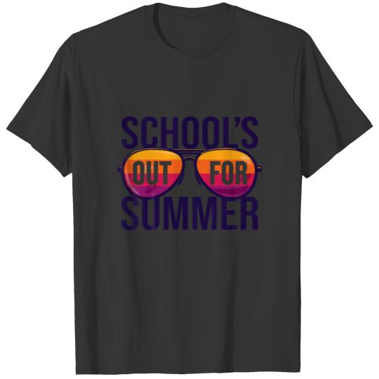 Kids Funny School's Out For Summer Last Day Of Sch T-shirt