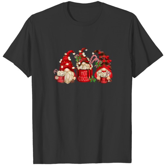 Hot Cocoa Gnomes Drink Hot Chocolate Watch Christm T-shirt