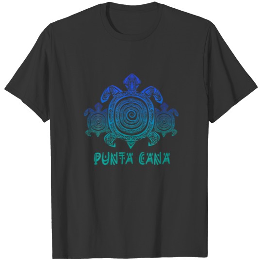 Punta Cana Sea Turtles Tribal Scuba Diving Summer T-shirt