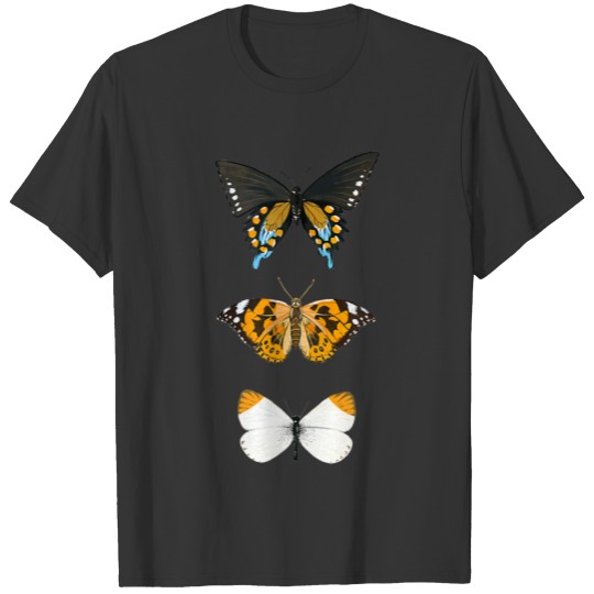 Butterfly Lover | Type of Beautiful Butterfly Trio T-shirt