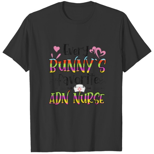 ADN Nurse Bunny's Favorite Nurse Easter Day T-shirt