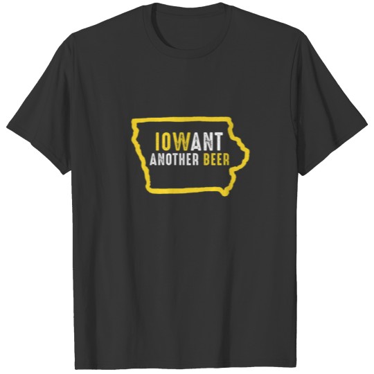 Iowa Another Craft Beer Microbrew Hops Funny Gift T-shirt