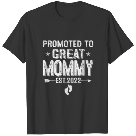 Promoted To Mommy Est 2022 Vintage Soon To Be Momm T-shirt