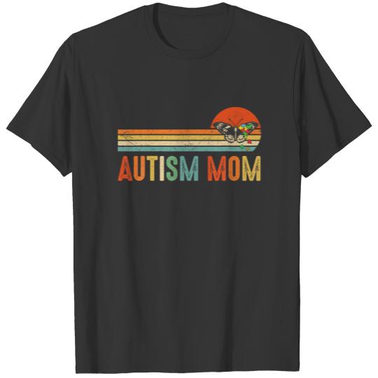 Autism Mom Proud Mom Awareness Month Mama Autistic T-shirt