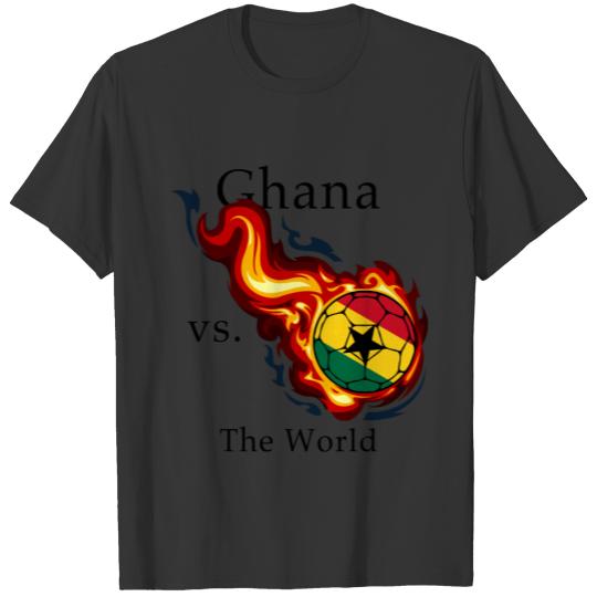 World Cup - Ghana Versus The World Flaming Ball T-shirt