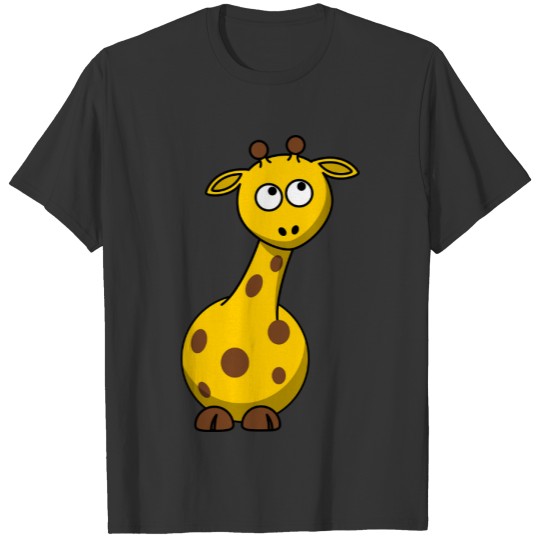 Cute Animal Yellow Giraffe -  Sweater T-shirt