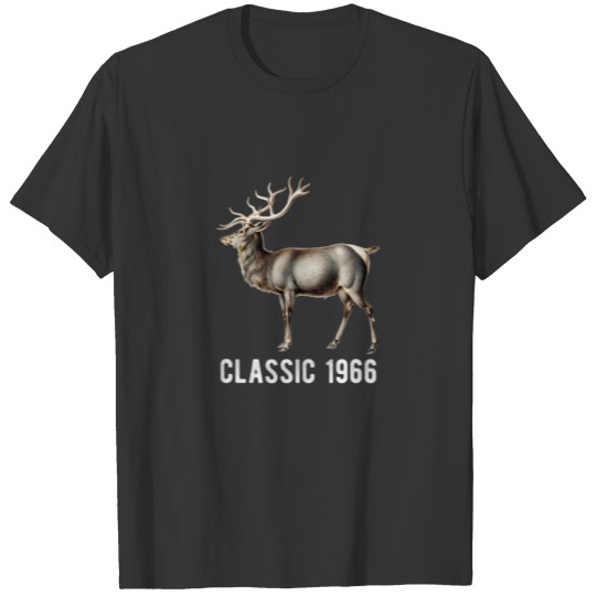 Mens Classic 1966 Elk Hunting 56 Year Old Hunter B T-shirt