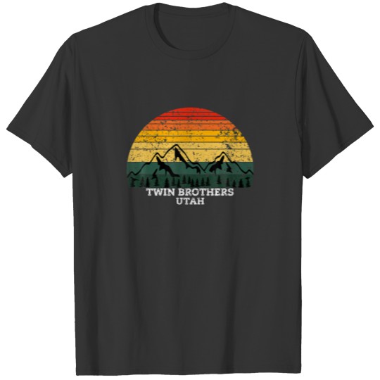 Twin Brothers Utah Retro Vintage T-shirt