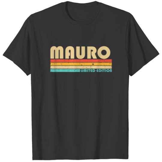 MAURO Name Personalized Funny Retro Vintage Birthd T-shirt