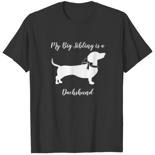 Dachshund Weiner Dog Baby Shower Gender Neutral T-shirt