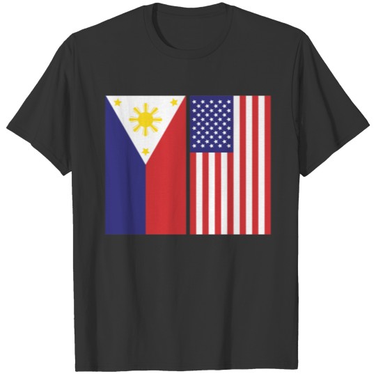 PI and US Flags T-shirt