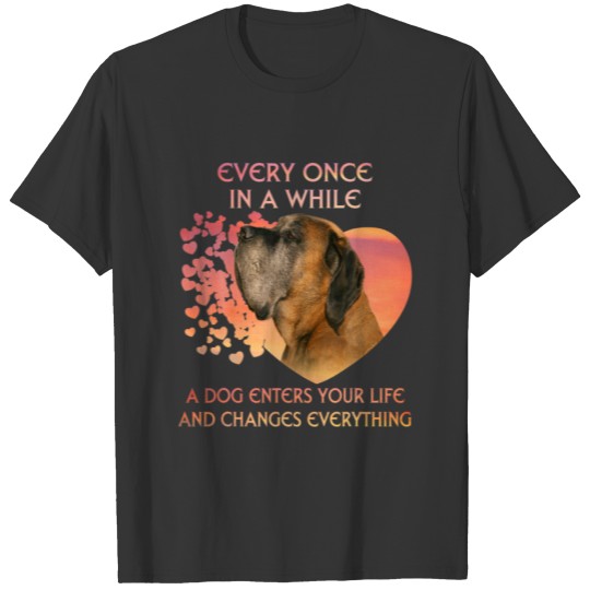 Every Once In A While A Dog English Mastiff Enters T-shirt