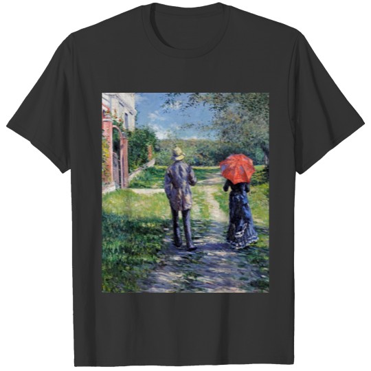 Gustave Caillebotte - The Path Uphill T-shirt