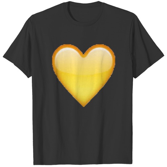 Yellow Heart - Emoji T-shirt
