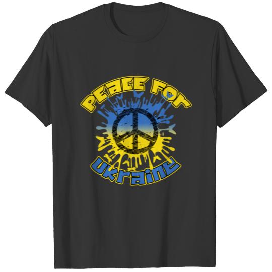 Peace for Ukraine Show Your Support for Ukraine T- T-shirt