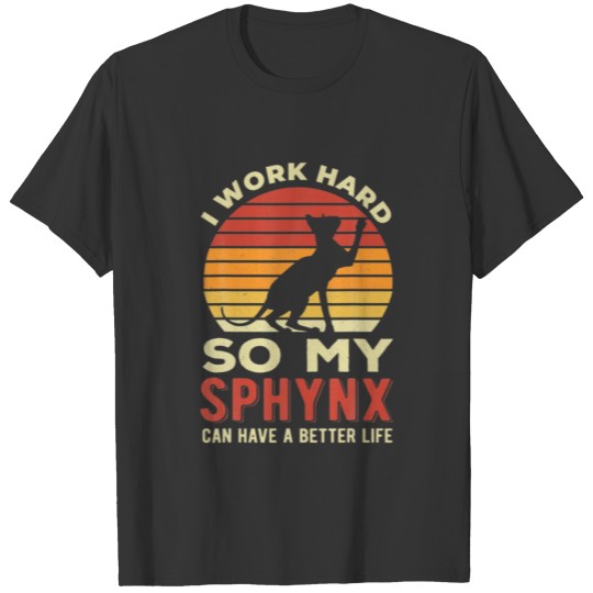 Funny Sphynx Cat T-shirt
