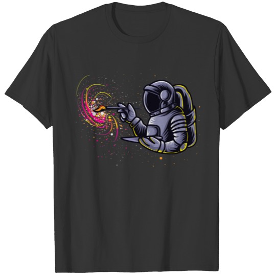 Astronaut Paint In Space T-shirt