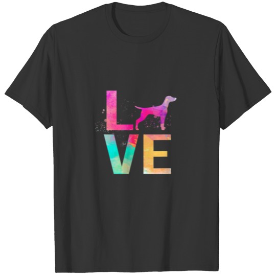 Colorful Vizsla Dog Mom Gifts Vizsla T-shirt